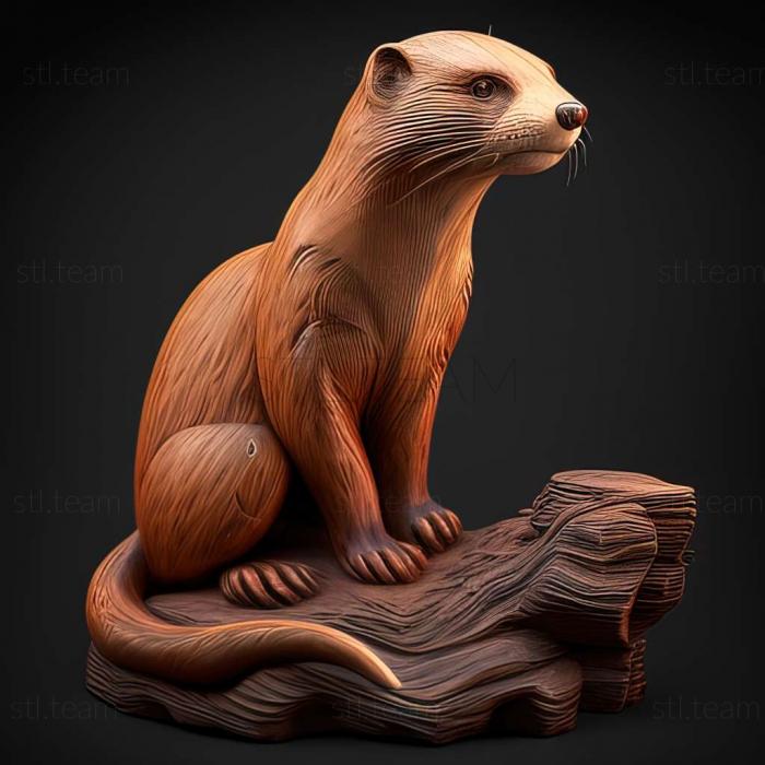 3D model Mustelus lunulatus (STL)